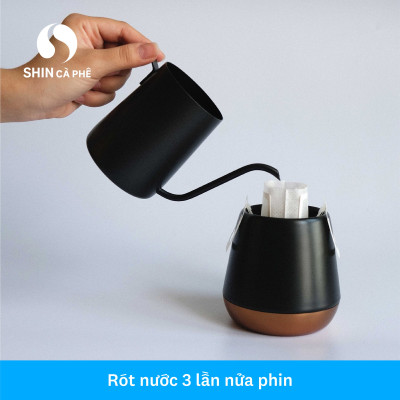 Cà phê Sơn La Blend - SHIN Cà Phê - Phin giấy - Hộp 5 gói