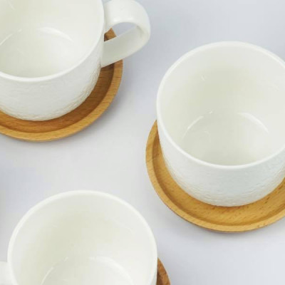 TRÀ VIỆT Bộ Quà Tặng Bộ Ấm Sứ Trắng Bách Niên