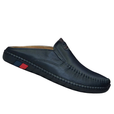 Dép Bít Mũi Nam HA NAM Da Bò Thật Cao Cấp GSB2074