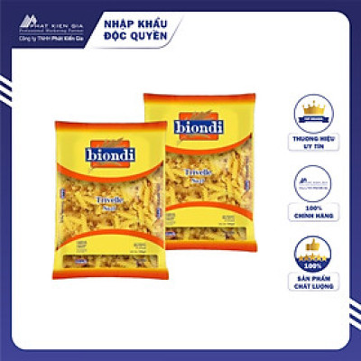 COMBO 2 Gói Nui Xoắn Trivelle Số 17 Biondi 500g | Biondi Trivelle No.17 500g