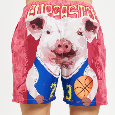 Quần Đi Biển Đôi - Quần Đùi Đôi - Thời Trang Đôi Mùa Hè - Quần Short Cặp Đôi SQ220 Pink Piggy