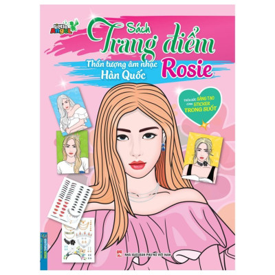 Sách - Trang Điểm Thần Tượng Âm Nhạc Hàn Quốc - Thỏa Súc Sáng Tạo Cùng Sticker Trong Suốt - Combo 6 Cuốn - Minh Thắng