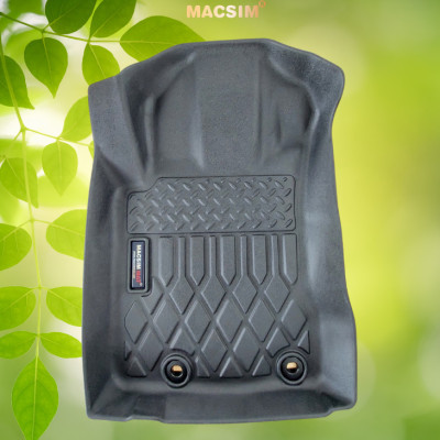 Thảm lót sàn sd Toyota Rush 2017 - nay Nhãn hiệu Macsim chất liệu nhựa TPE cao cấp màu đen