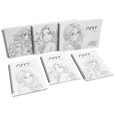 Tập Vẽ Lò Xo Art Sketch A4 - 40 Trang 220gsm - The Sun 03