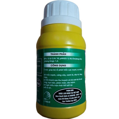 Phân bón Đạm Cá hữu cơ siêu humic dạng phun nguyên liệu ngoại nhập chai 100ml