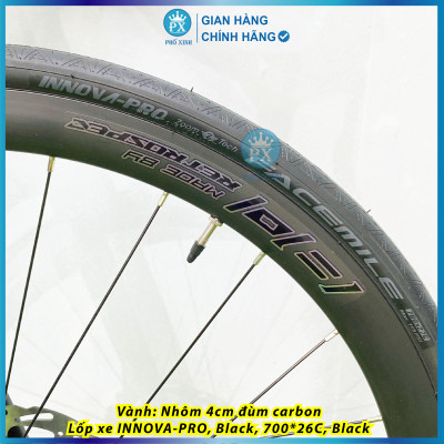 Xe đạp Twitter R10 Pro RS-24S FULL 6 món Carbon Đen Nhám