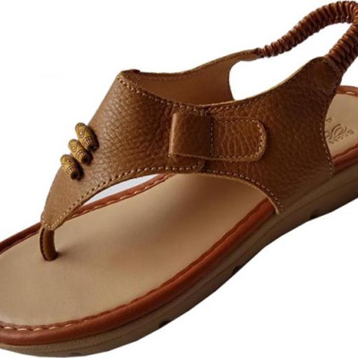 Giày Sandal Xỏ Ngón  Nữ BIGGBEN Da Bò Thật SDN40