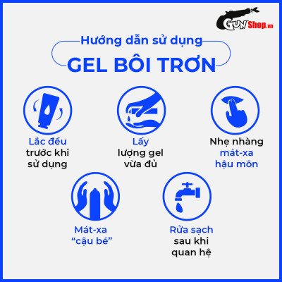 [Chai 90ml] Gel bôi trơn hậu môn mát lạnh - Shell Supermen Cooling