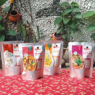 Xốt gia vị phở Việt Shammi gói 200g, xốt phở bò, phở gà hoàn chỉnh không hương liệu(Đạt chuẩn US/UK)