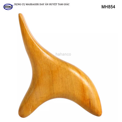 Dụng Cụ day ấn Huyệt Mát xa tam giác Gỗ thơm (MH854) Hỗ trợ điều trị bệnh xương khớp - chăm sóc sức khỏe