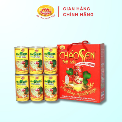 Chè sen long nhãn Minh Trung 365g - Chè Sen Long Nhãn 6 (combo 6 lon)