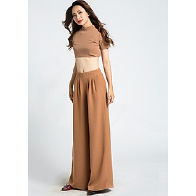 Quần Ống Rộng Palazzo Hity PAN030 (Cát Sahara)