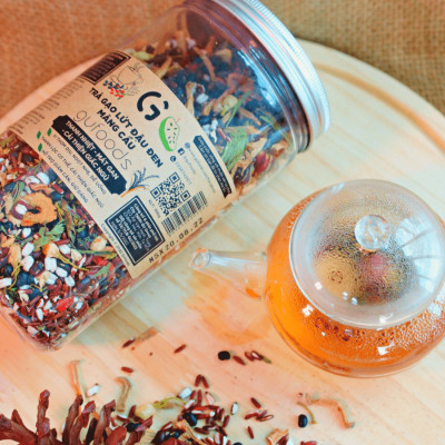 Trà gạo lứt đậu đen thanh nhiệt GUfoods - Tự nhiên, Healthy, Thanh lọc cơ thể, Mát gan, Cải thiện giấc ngủ, Đa dạng hương vị