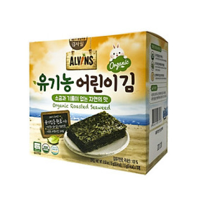 Rong biển hữu cơ cho bé - Alvins (Hàn Quốc)