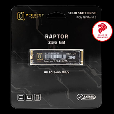 Ổ Cứng gắn trong SSD QUEST RAPTOR 256GB / 512GB / 1TB 2.5 M.2 NVME PCIe Hàng Chính Hãng