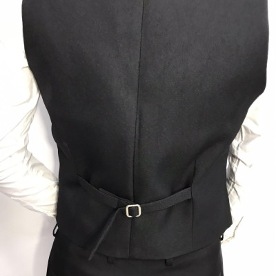 Áo ghile nam 6 nút bigsize 6XL KING Áo gile nam đen hàng may đo cá nhân cao cấp Z1-10