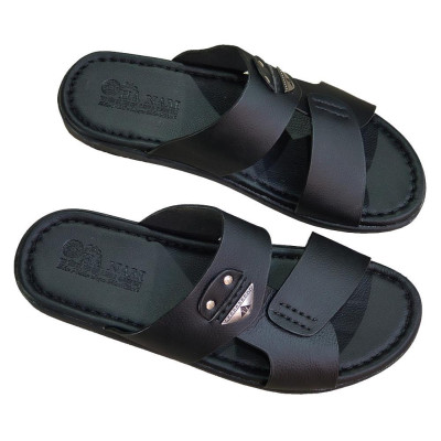 Dép Nam Quai Ngang Da Bò Thật TiTi ĐÔ Cao Cấp DNA2224