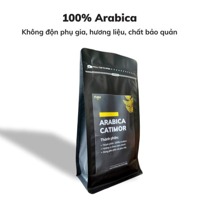 Cà phê nguyên chất ARABICA CATIMOR 50g cafe rang xay hương vị chua thanh đắng nhẹ tinh tế cafe việt - Big Dream Coffee