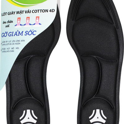 2 cặp lót giày cao gót đa năng 4D cực êm chân, chống thốn gót chân và thấm hút mồ hôi - buybox - BBPK56