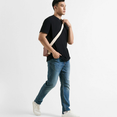 Quần jeans nam ROUTINE Premium công nghệ Hakuu - Poly làm mát. From Slim - 10S24DPA008P | ROUTINE CÀ MAU