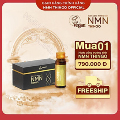 Combo 3 SET Nước Uống NMN Thingo + Tặng Cốc NMN hoặc Túi NMN cao cấp chính hãng