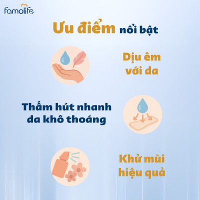 COMBO 3 Tã dán người già FAMOLIFE Cao Cấp mềm mại, thấm hút