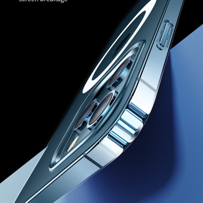 Ốp Lưng Mag safe Trong Suốt MIPOW TEMPERED GLASS Dành Cho iPhone 13 Mini, Iphone 13/ 13 Pro, 13 Pro Max - Hàng Chính Hãng