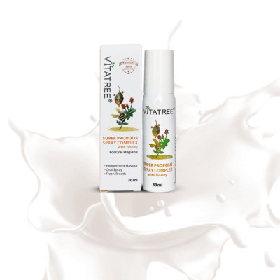 Vitatree Keo Ong Super Propolis Spray Complex Giúp Tăng Cường Hệ Miễn Dịch Chống Vi Khuẩn, Viêm Họng - Nướu Và Giảm Ho, Cảm Lạnh, Nhanh Lanh Vết Thương - QuaTangMe Extaste