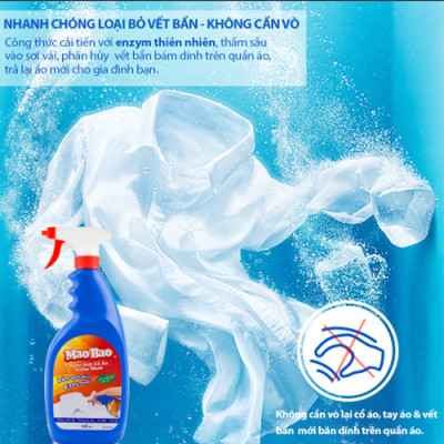 Nước Giặt Cổ Áo Mao Bao 600ml