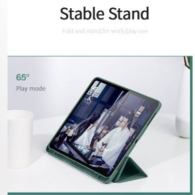 Bao da chống sốc cho iPad Pro 11 2021 Chip M1 / iPad Pro 11 2020 hiệu USAMS US-BH589 có ngăn đụng bút (nắp gập hít nam châm, thiết kế siêu mềm mịn trang bị Smartsleep) - hàng nhập khẩu