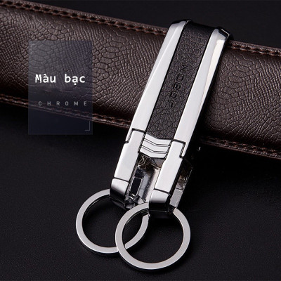 Móc Chìa Khóa Xe Ô Tô Xe Máy Thép Không Gỉ Mẫu Vuông JOBON | Móc Chìa Khóa Thép Không Gỉ Cao Cấp Chắc Chắn, Sang Trọng, Đẳng Cấp