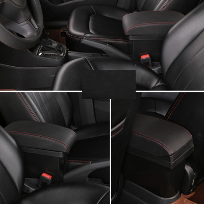 Hộp tỳ tay ô tô, xe hơi Hyundai i10 tích hợp 3 cổng USB -Hàng Chính Hãng