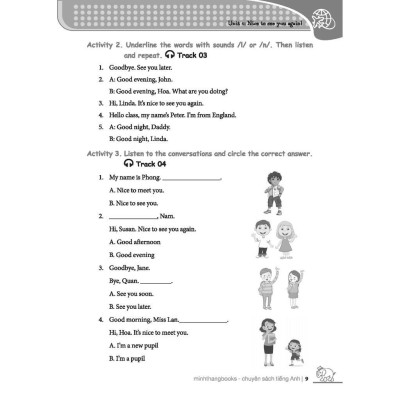 Sách - Chinh Phục 4 Kỹ Năng Tiếng Anh Nghe - Nói - Đọc - Viết Lớp 4 - Tập 1 - Minh Thắng