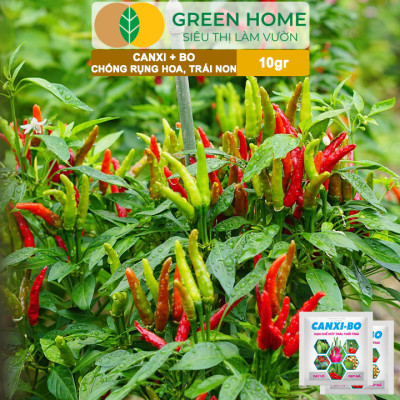 Phân Bón Canxi Bo Greenhome, Viên 10Gr, Tăng Đậu Trái, Chống Rụng Hoa Và Trái Non, Chống Thối Trái