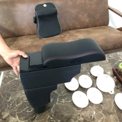 Hộp tỳ tay ô tô, xe hơi Hyundai i10 tích hợp 3 cổng USB -Hàng Chính Hãng