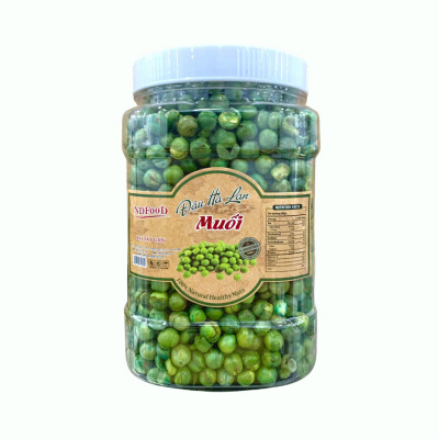 1KG ĐẬU HÀ LAN MUỐI CHẤT LƯỢNG - 2 HŨ NHỰA 500G