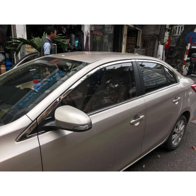 Nẹp viền chân kính, viền cong kính cho xe Toyota Vios 2019-2022