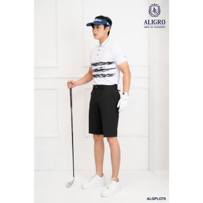 Quần short mogway màu đen kẻ nhỏ QSMOG.12