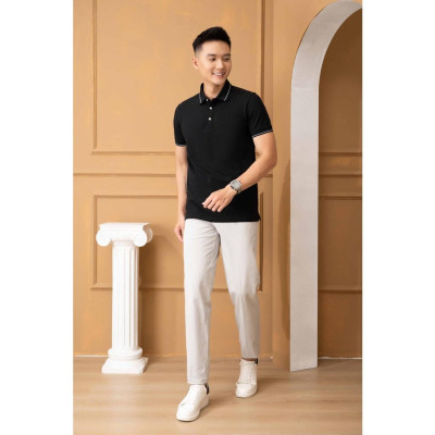 Quần kaki nam, quần thô dáng SlimFit, chất liệu vải kaki cao cấp bền đẹp, thiết kế cạp đính đỉa, ống đứng ALIGRO ALGK060