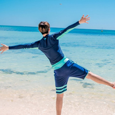 Đồ Bơi Cặp Đồ Bơi Tay Dài Che Nắng Đi Biển AT172 MayHomes Long Sleeve Couple Swimsuits