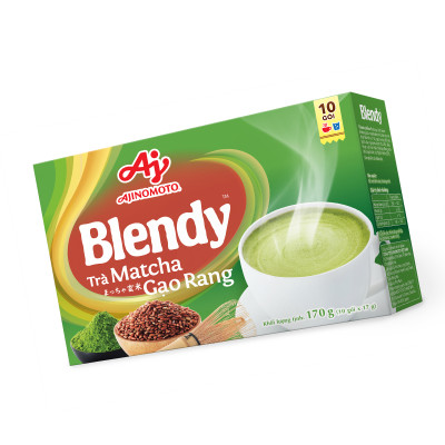Combo 2 Hộp Trà Blendy® Matcha Gạo Rang 160g/Hộp (1 Hộp 10 Gói)