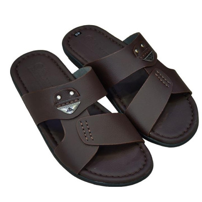 Dép Nam Quai Ngang Da Bò Thật TiTi ĐÔ Cao Cấp DN2076