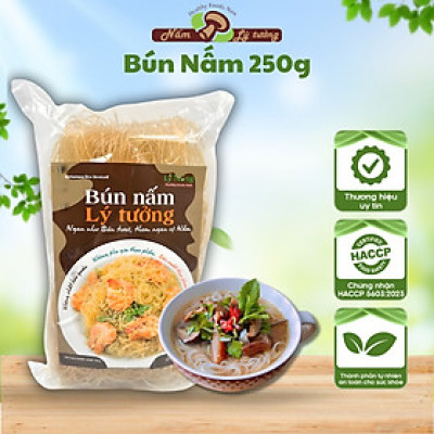 Bún Nấm Lý Tưởng 250g, Hữu Cơ Ăn Kiêng Eat Clean Thực Dưỡng Siêu Ngon Đậm Đà Vị Nấm