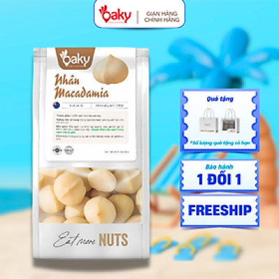 Nhân Hạt Macca Rang Oaky Nhập Khẩu Úc - Túi 100g