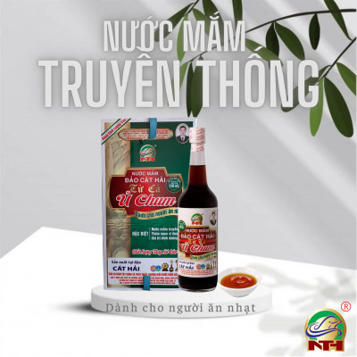 Hộp 2 chai Nước mắm Ủ Chum dành cho người ăn nhạt, dung tích 500ml/1chai