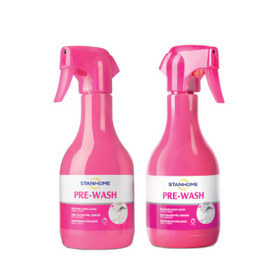Combo 2 chai 1 vòi Xịt xử lý vết bẩn trước khi giặt Stanhome PreWash Ecolabel 500ml/chai- mẫu mới