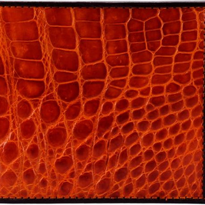 Ví Nam Da Cá Sấu Huy Hoàng HT2221 (12.5 x 10 cm) - Vàng