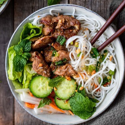 Thùng Bún tươi khô Shammi 400g (bún tươi sấy khô hàng xuất khẩu không chất bảo quản, không hàn the)