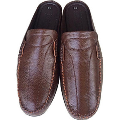 Dép bít mũi nam BIGSIZE da bò cao cấp Trường Hải BM056