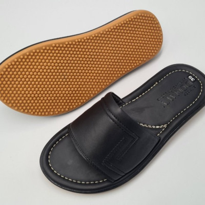 DÉP QUAI NGANG NAM DA BÒ DONAVY CAO CẤP KIỂU 2 CHỮ L THỜI TRANG DQN2L